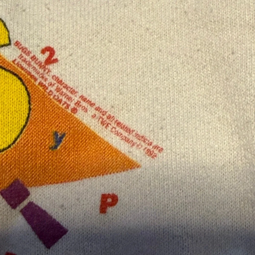 Vintage‎ Bugs Bunny Sweatshirt Toddler 3T Looney Tunes 90s Spell Out USA